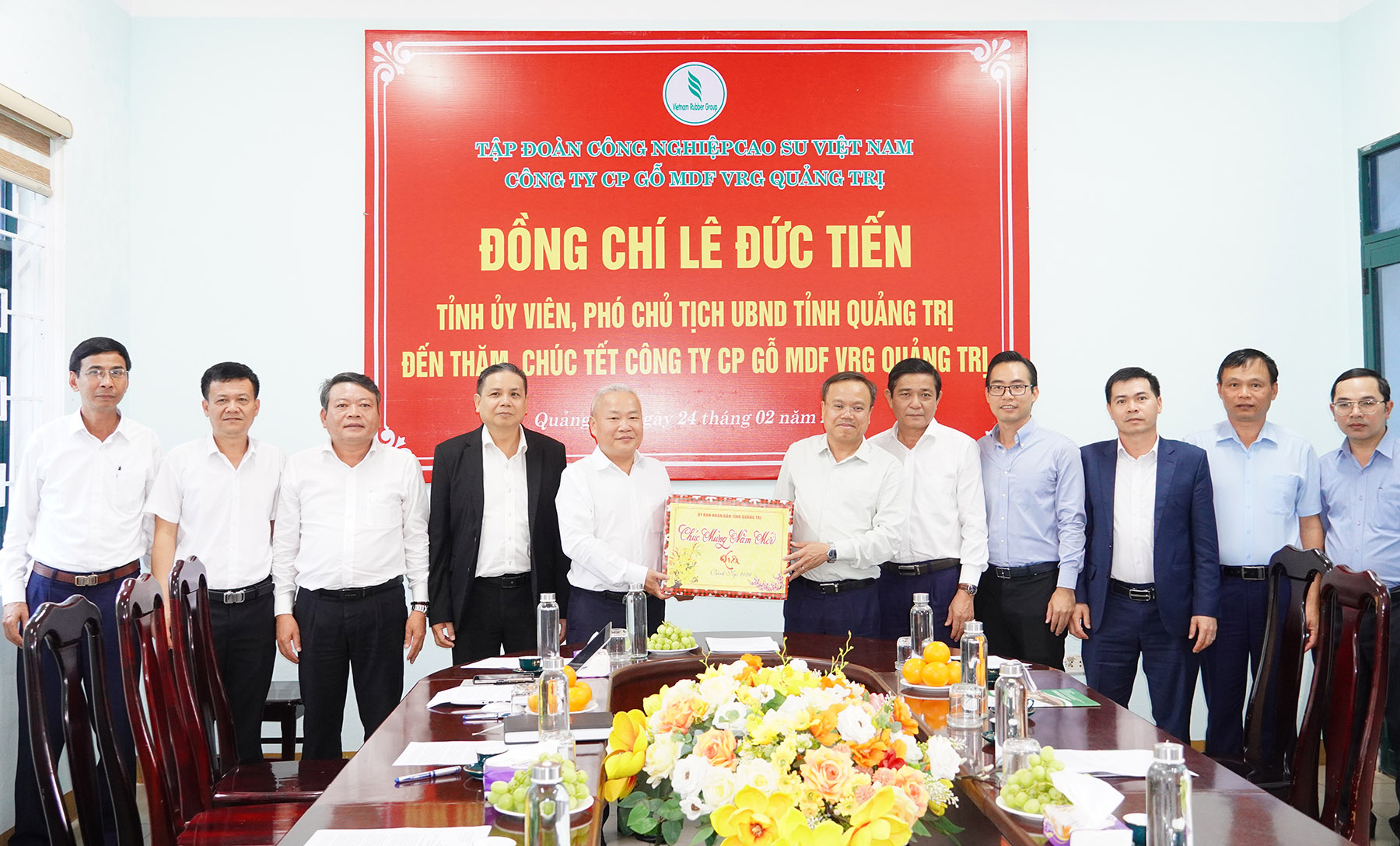 Lãnh đạo tỉnh kiểm tra tình hình sản xuất kinh doanh tại Khu công nghiệp Nam Đông Hà