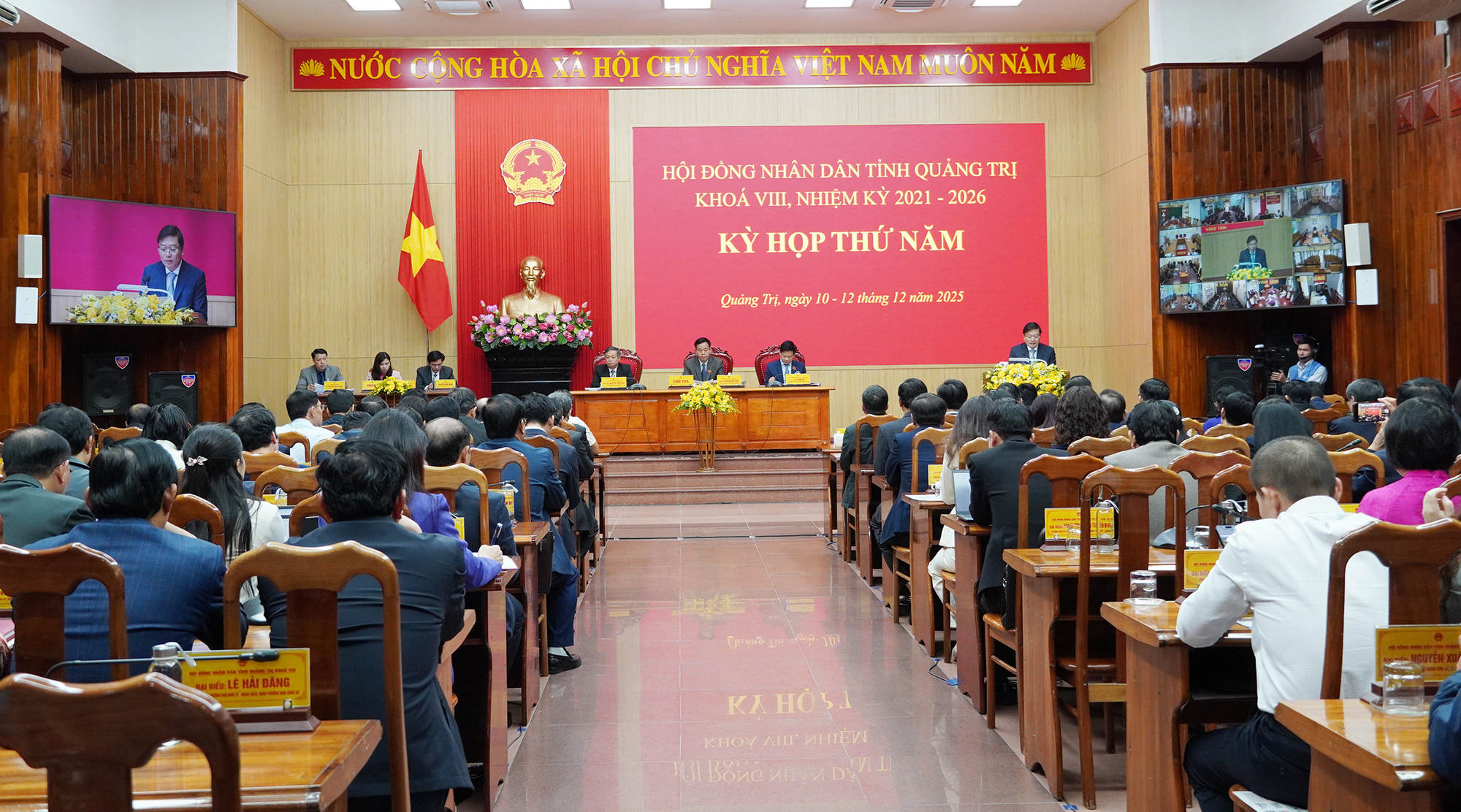 (Tin ảnh) Kỳ họp thứ 5, HĐND tỉnh khóa VIII, nhiệm kỳ 2021 - 2026