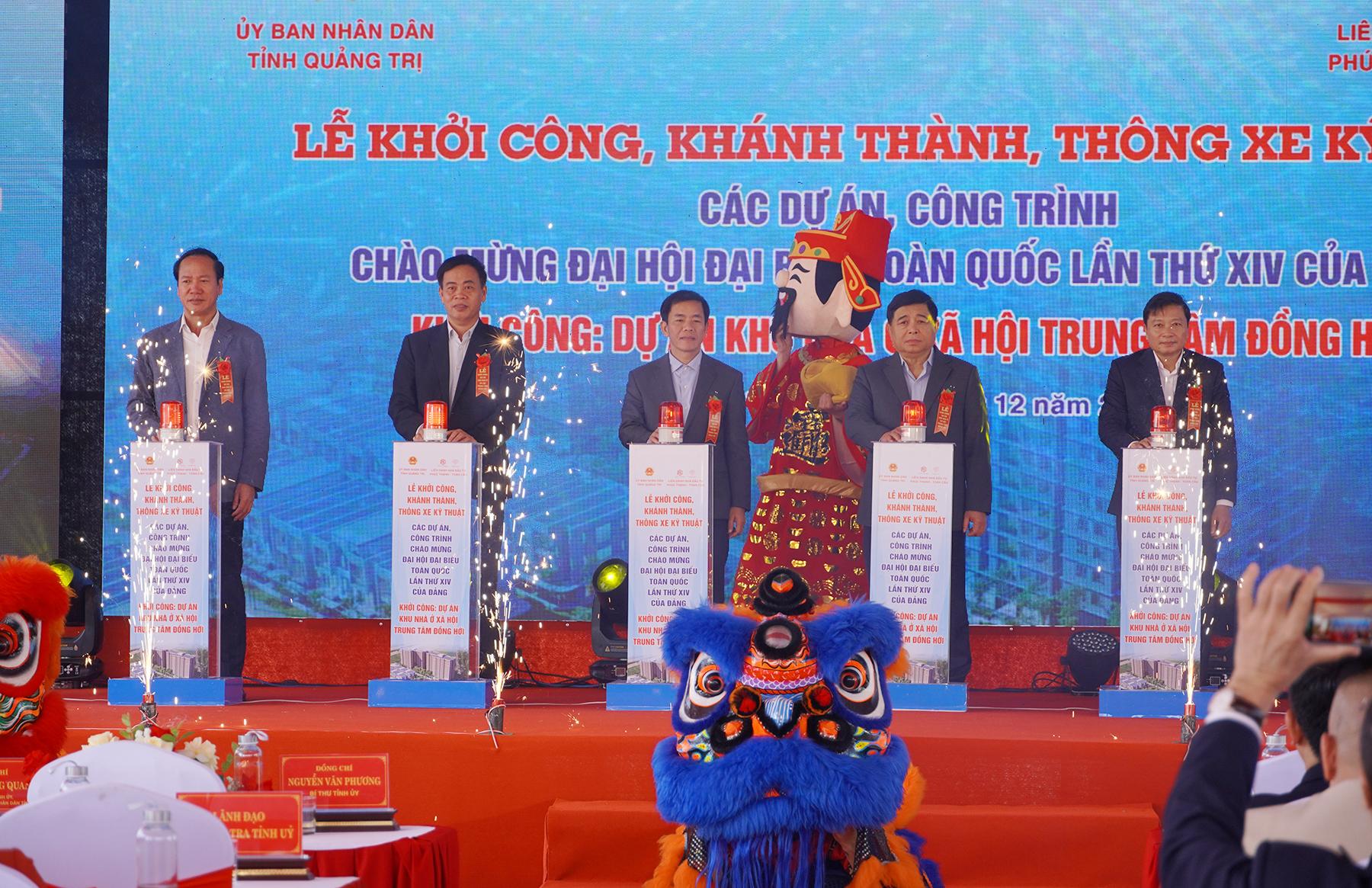 Khởi công Dự án Nhà ở xã hội Trung tâm Đồng Hới